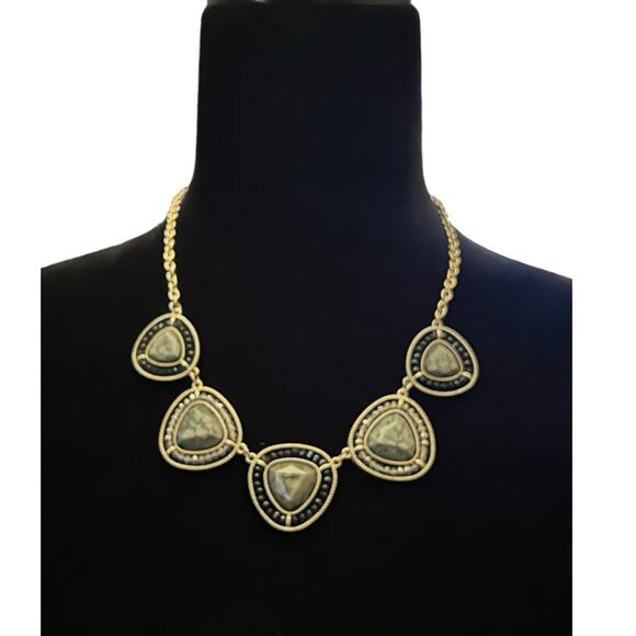 1950s VINTAGE JUDY LEE FAUX GEM 21” NECKLACE - Picture 5 of 9